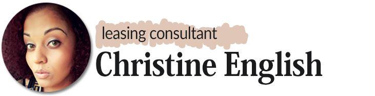 Christine English leasing consultant